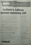 Lockheed in California increases engineering staff