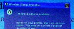 Message: The graad signal is available, based on your profile, this is an unknown...